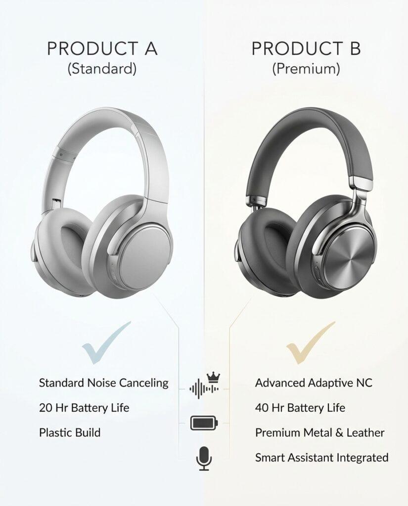 Product Comparison Visuals